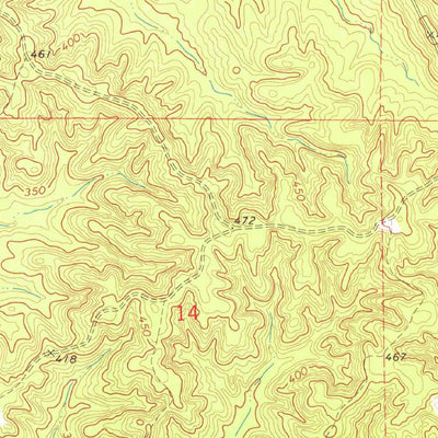 United States Geological Survey Whites, MS (1971, 24000-Scale) digital map