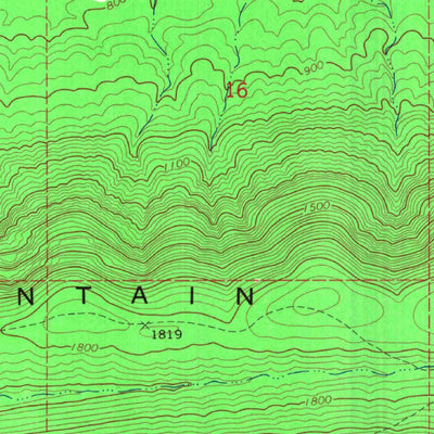 United States Geological Survey Whitesboro, OK (1966, 24000-Scale) digital map