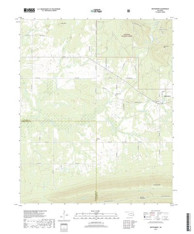 United States Geological Survey Whitesboro, OK (2019, 24000-Scale) digital map