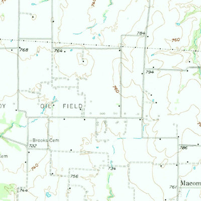 United States Geological Survey Whitesboro, TX (1958, 62500-Scale) digital map