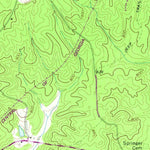 United States Geological Survey Whitesburg, GA (1965, 24000-Scale) digital map