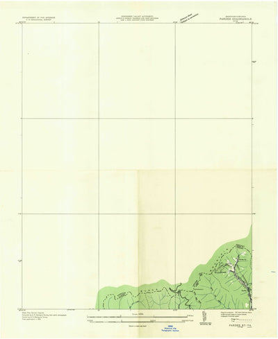 United States Geological Survey Whitesburg, KY-VA (1935, 24000-Scale) digital map