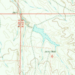 United States Geological Survey Whiteside Ranch, MT (1965, 24000-Scale) digital map