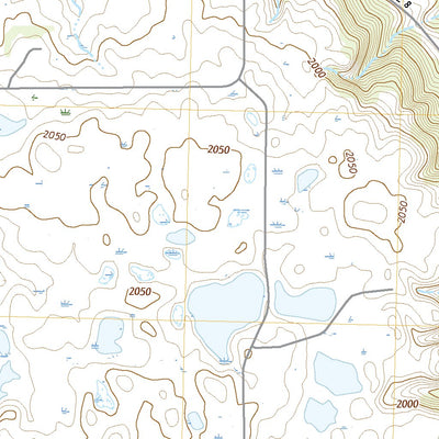 United States Geological Survey Whitestone Lake, SD (2021, 24000-Scale) digital map