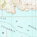 United States Geological Survey Whitestone Rock, WA (1989, 24000-Scale) digital map