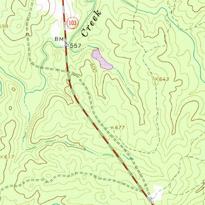 United States Geological Survey Whitesville, GA-AL (1964, 24000-Scale) digital map