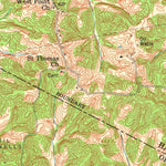United States Geological Survey Whitesville, KY (1953, 24000-Scale) digital map