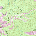 United States Geological Survey Whitesville, WV (1968, 24000-Scale) digital map