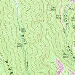 United States Geological Survey Whitesville, WV (1968, 24000-Scale) digital map
