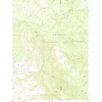 United States Geological Survey Whitetail Butte, OR (1990, 24000-Scale) digital map