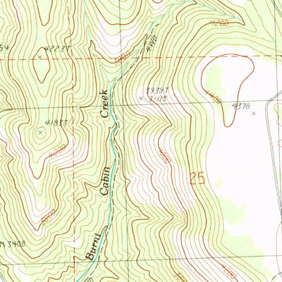 United States Geological Survey Whitetail Butte, OR (1990, 24000-Scale) digital map