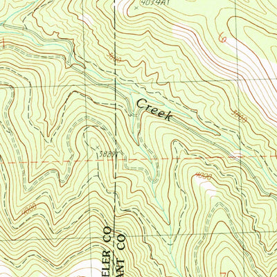 United States Geological Survey Whitetail Butte, OR (1990, 24000-Scale) digital map