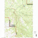 United States Geological Survey Whitetail Butte, OR (1995, 24000-Scale) digital map