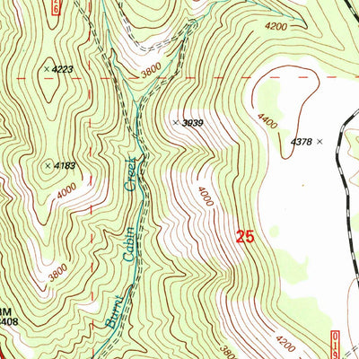 United States Geological Survey Whitetail Butte, OR (1995, 24000-Scale) digital map