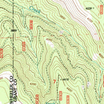 United States Geological Survey Whitetail Butte, OR (1995, 24000-Scale) digital map