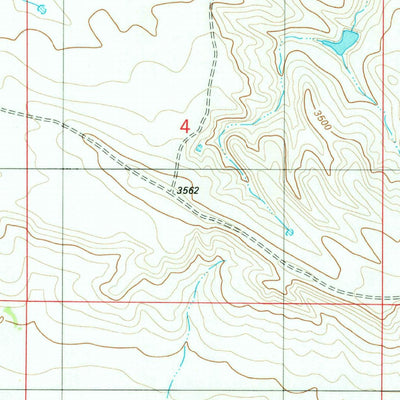 United States Geological Survey Whitetail Creek, MT (1982, 24000-Scale) digital map