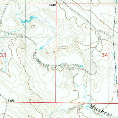United States Geological Survey Whitetail Creek, MT (1982, 24000-Scale) digital map