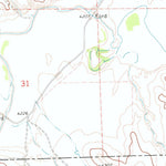 United States Geological Survey Whitetail Creek NE, WY (1971, 24000-Scale) digital map