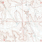 United States Geological Survey Whitetail Creek NE, WY (1971, 24000-Scale) digital map