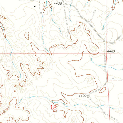 United States Geological Survey Whitetail Creek, WY (1971, 24000-Scale) digital map
