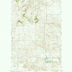 United States Geological Survey Whitetail, MT (1973, 24000-Scale) digital map