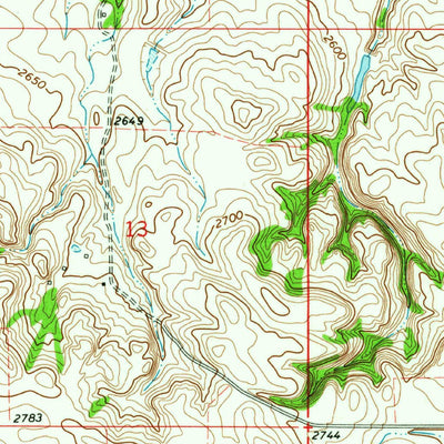 United States Geological Survey Whitetail, MT (1973, 24000-Scale) digital map