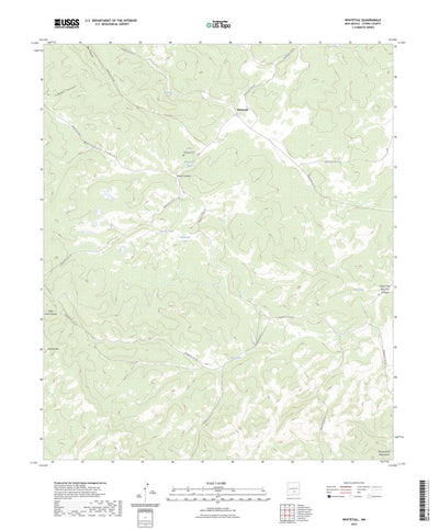 United States Geological Survey Whitetail, NM (2023, 24000-Scale) digital map