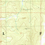 United States Geological Survey Whitetail Peak, MT (1985, 24000-Scale) digital map