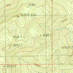 United States Geological Survey Whitetail Peak, MT (1985, 24000-Scale) digital map