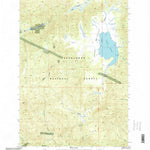 United States Geological Survey Whitetail Peak, MT (1996, 24000-Scale) digital map