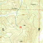 United States Geological Survey Whitetail Peak, MT (1996, 24000-Scale) digital map