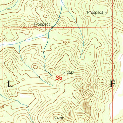 United States Geological Survey Whitetail Peak, MT (1996, 24000-Scale) digital map