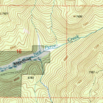 United States Geological Survey Whitetail Peak, MT (1996, 24000-Scale) digital map
