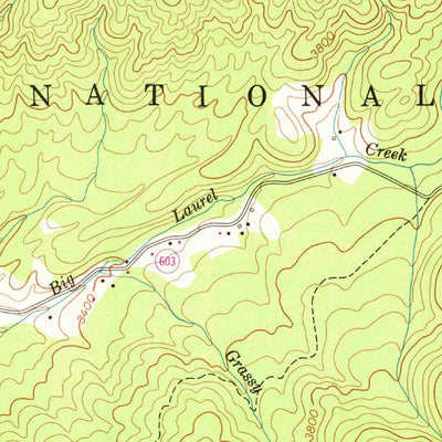 United States Geological Survey Whitetop Mountain, VA (1959, 24000-Scale) digital map