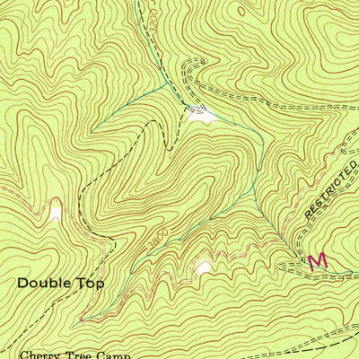 United States Geological Survey Whitetop Mountain, VA (1959, 24000-Scale) digital map