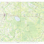 United States Geological Survey Whiteville, NC-SC (1986, 100000-Scale) digital map