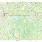 United States Geological Survey Whiteville, NC-SC (1990, 100000-Scale) digital map