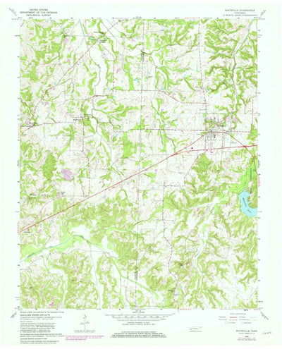 United States Geological Survey Whiteville, TN (1959, 24000-Scale) digital map