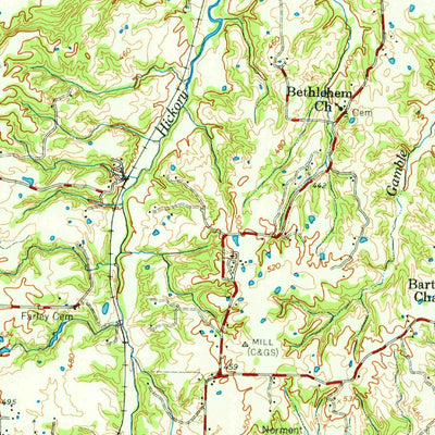 United States Geological Survey Whiteville, TN (1971, 62500-Scale) digital map