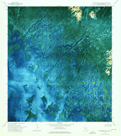 United States Geological Survey Whitewater Bay East, FL (1972, 24000-Scale) digital map