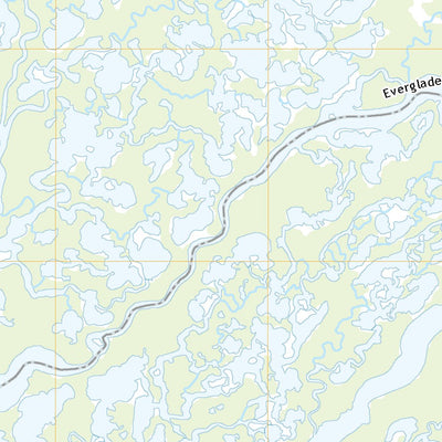 United States Geological Survey Whitewater Bay East, FL (2021, 24000-Scale) digital map