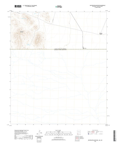 United States Geological Survey Whitewater Mountains, NM (2020, 24000-Scale) digital map