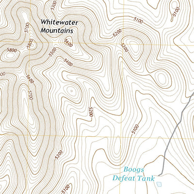 United States Geological Survey Whitewater Mountains, NM (2020, 24000-Scale) digital map