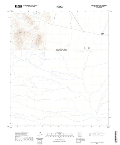United States Geological Survey Whitewater Mountains, NM (2023, 24000-Scale) digital map