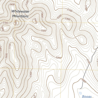 United States Geological Survey Whitewater Mountains, NM (2023, 24000-Scale) digital map