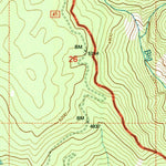 United States Geological Survey Whitewater Ranch, ID (1995, 24000-Scale) digital map