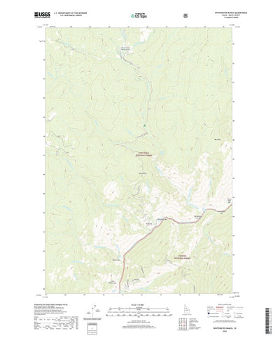 United States Geological Survey Whitewater Ranch, ID (2020, 24000-Scale) digital map