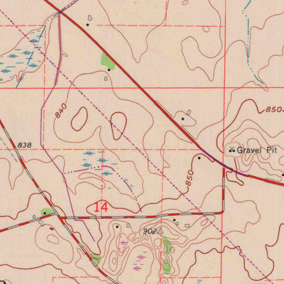United States Geological Survey Whitewater, WI (1960, 24000-Scale) digital map