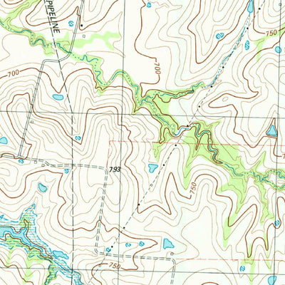 United States Geological Survey Whitewright, TX (1984, 24000-Scale) digital map