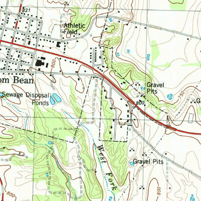 United States Geological Survey Whitewright, TX (1984, 24000-Scale) digital map